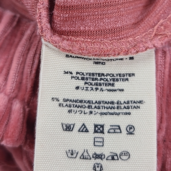 FREE PEOPLE Pink Corduroy Serena Pullover sz XS - Picture 5 of 5